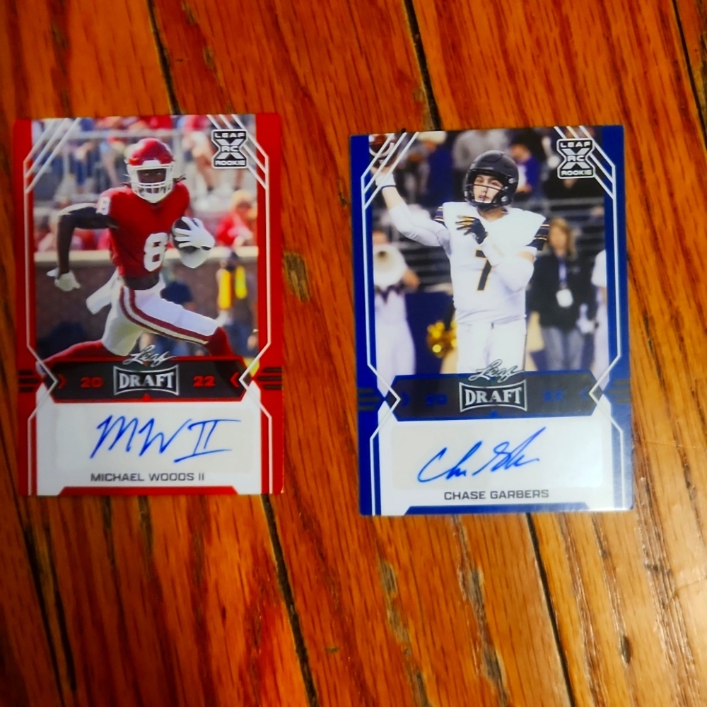 2 signed NFL trading cards from 2022 drafts - Picture 1 of 4